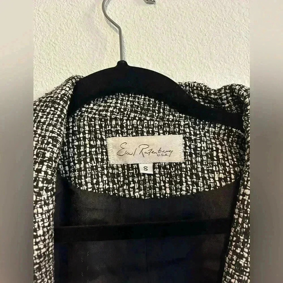Vintage Earl Rutenberg Tweed oversized jacket blazer size S-M - Picture 6 of 8